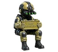 blodfune Tacticals Soldier Desk Figurine, 3D Printed Hyper-Realistic Mini Military Soldier Decor, Front Toward Enemy Soldiers Figurine, Operator Statue Soldiers Desk Decoration 1pc