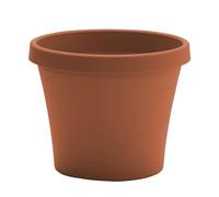Bloem Fiskars 8 Inch TerraPot Planter, Color Clay, 100% Plastic, Terra Cotta
