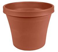 Bloem Fiskars 8 Inch TerraPot Planter, Color Clay, 100% Plastic, Terra Cotta