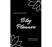 Blog Planner : Bloggers Design, Plan, & Create Using Content Strategy Planning, Creating Social Media Post, Blogger Gift, Journal