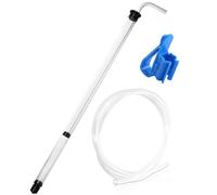 Blogiiup Auto Siphon,Siphon Pump,14 Inch Homebrew Siphon Pump with Tubing and Clamp Clear Mead Making Kit for Small Batch Beer Kombucha Wine
