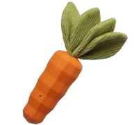 Blogiiup Dog Carrot Toy, Carrot Dog Toys for Aggressive Chewers, Rubber Dog Squeaky Toys, Indestructible Dog Chew Toys, Interactive Dog Toys to Keep Them Busy for Puppy, Dog Toys