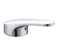 Blogiiup Shower Handle, 2Pcs Shower Faucet Handle, Single Metal Lever Replacement, Practical Stylish Sink Faucet Replacement Part for Bathroom Kitchen, Handles