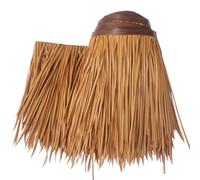 Blogiiup Tiki Bar Decor, Tiki Hut Grass Roof, 3.3x1.6ft Artificial Realistic Thatch Roof, Bar Accessories for Garden, Patio, Umbrella, Fence, Party Decoration, Thatch Roll