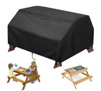 Blogiiup Toddler Water Table, Water Table Cover Waterproof Sand & Water Table Cover 40x40x20'' Outdoor Toddler Picnic Table Covers with Drawstring & Leg Strap Kids Water Table Accessories Cover Only
