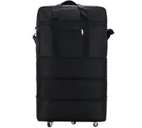 Blogiiup Wheeled Duffle Bag Large Capacity Expandable Foldable Suitcase with 360 ° Roating Wheels Waterproof Oxford Wheeled Holdall Multifunction Travel Bag for Men Women, Expandable Suitcase