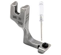 Blogiiup Zipper Foot for Sewing Machine, Adjustable Invisible Zipper Foot, Presser Foot with Screwdriver, Sewing Machine Presser Feet for Home (3.9x2.4x0.8 inch)
