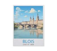 Blois Loir-et-Cher，Jigsaw Puzzles 1000 Pieces for Adults, Classic Puzzle Kids Puzzle Challenging And Difficult Puzzles for Adults And Teens（75x50cm）-GP12