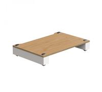 Blok Stax 2G Shelf Base Natural Ash & Satin White