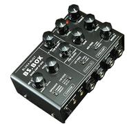 Blokamugt Base Amp Box, Analog Base Pedal with Speaker Simulator, Black
