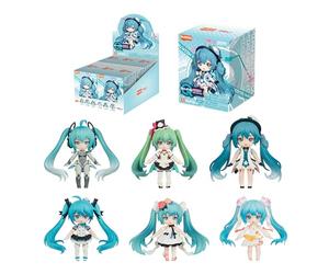 BLOKEES - DaaLaMode Q Series - Hatsune Miku 01 - MikuWithYou - 6 X Model Kits - Assembly Required - No Tools - No Paint - No Glue - No Cutting - Age 10+ Mystery Box