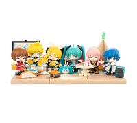 BLOKEES - Hatsune Miku DaaVibe - 01 Terrace Party - 6 X Model Kits - Assembly Required - No Tools - No Paint - No Glue - No Cutting - Age 14+ Mystery Box