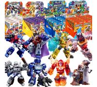 BLOKEES Original Transformers DEFENOER Version Full Series Galvatron Jetfire Soundwave Optimus Prime SPECIAL ARMOR Blind Box Toy 12Pcs Not Repeated