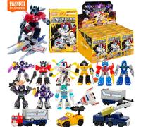 BLOKEES Toys Transformers Optimus Prime Galvatron Megatron Wheeljack Sideswipe Knock Out Soundwave Camera Jetfire Action Figure Random 1pcs