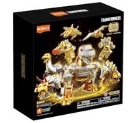Blokees Transformers Limited Edition Gold Series 3 Dinobot Desertion Model Kit with Optimus Prime, Wheeljack, and Skywarp