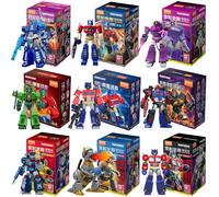 Blokees Transformers One Anime Movies Optimus Prime Bumblebee Starscream Soundwave Shockwave Cartoon Anime Robot Assembled Toy Defender GV02 1box