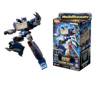 BLOKEES Transformers Soundwave 17 Model Set for Children from 12 Years, 12.5 cm Robot with Light Function, 20 Moving Elements, Plug-in System Without Glue, Accessories and Stand, Collectible Model