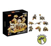 Blokees Transformers Gold Series 3 Dinobot Desertion Model Kit with Optimus Prime, Wheeljack and Skywarp