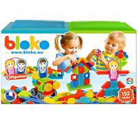 BLOKO 503625 Set of 150 2 Game Plates and 2 Family Figures, Multicolor