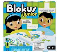 Blokus Junior Strategy Game for Kids & Family Learning Game 8 Mini Games Mattel