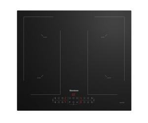 Blomberg 59cm Frameless 4 Zone Bridgeable Induction Hob MIN54483N Black