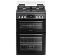 Blomberg GGRN655N 60cm Freestanding Double Oven Gas Cooker Anthracite
