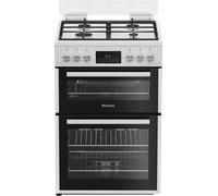 Blomberg GGRN655W 60cm Double Oven Gas Cooker with Gas Hob - White
