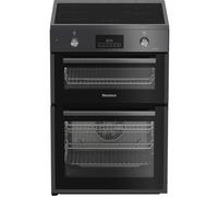 Blomberg HIRN651N 60cm Double Oven Electric Cooker with Induction Hob - Anthracite