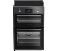 Blomberg HIRN651N 60cm Double Oven Electric Cooker with Induction Hob - Anthracite