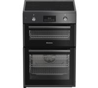 Blomberg HIRN651N Induction Electric Cooker with Separate Grill, Grey, A Rated A