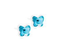 Blomdahl Butterfly Earrings Plastic 15-0199-05 - Unisex - Plastic Blue