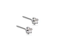 Blomdahl Tiffany Pearl Earrings Titanium 15-1403-59 - Unisex - Titanium Silver