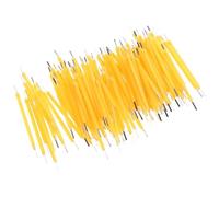 BLOMDE 100pcs LED Ceramic Hard Filament, DC3V360 Full-Angle Light, Edison Bulb Instead of Parts, Suitable for DIY Lighting. 38MM Red