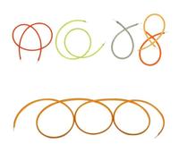 BLOMDE LED 12V COB Flexible Filament, Bendable Shape Retro Bulb Parts, Suitable for DIY Decorative Lights 300MM-12V Red