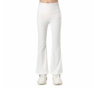 BLOMDES Girl's Leggings Solid Color Flare Pants Kids Yoga Pants for 7-14 Years
