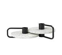 Blomus 65756 Candle Holder Height 6 cm Height 4 cm Depth 14 cm Diameter 12.5 cm White