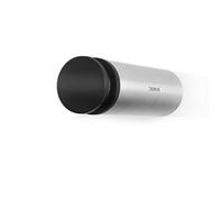 blomus 8 cm Stainless Steel/Plastic Entra Wall Mounted Door Stop, Silver/Black