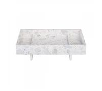 blomus Alegto tray marble 18x30 cm Nimbus cloud