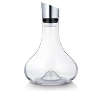 Blomus Alpha Glass Decanter Carafe 1.5L With Stainless Steel Lid - Transparent