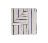 Blomus ARTO Bath Towel with Narrow Stripes - Moonbeam/Mazarine Blue in Off-White blomus Off-White