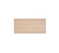 Blomus ARTO Bath Towel with Wide Stripes 70 x 140 cm - Moonbeam/Amber Brown in Off-White blomus Off-White