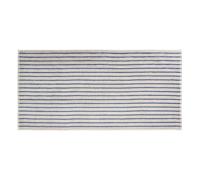 Blomus Arto Narrow Stripes Bath Towel - Moonbeam/mazarine Blue