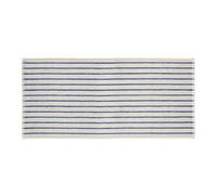 Blomus ARTO Towel with Narrow Stripes 50 x 100 cm - Moonbeam/Mazarine Blue in Off-White blomus Off-White 50 x 100 cm