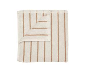 Blomus Arto Narrow Wides Hand Towel - Moonbeam/amber Brown