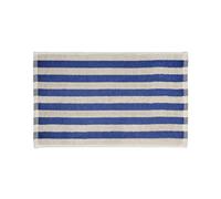 Blomus Arto Set of 2 Wide Stripes Guest Hand Towel - Moonbeam/Mazarine Blue, Grey