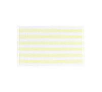 Blomus Arto Set Of 2 Wide Stripes Guest Hand Towel - White/transparent Yellow