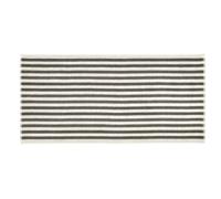 Blomus ARTO Bath Towel with Wide Stripes 70 x 140 cm - Moonbeam/Magnet in Off-White blomus Off-White