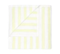 Blomus ARTO Bath Towel with Wide Stripes - White/Transparent Yellow in White blomus White