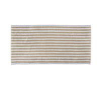 Blomus Arto Wide Stripes Bath Towel - Micro Chip/tan