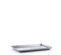 blomus "BASIC Matt Brushed Tray, Stainless Steel, 13 x 22 cm, Silver